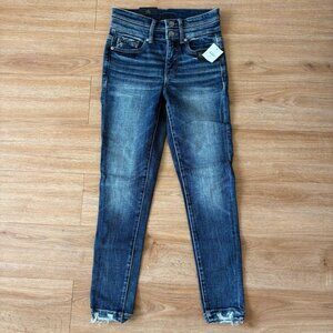 Buckle Black Fit No. 75 High Rise Ankle Denim Skinny Jeans Blue NWT Size 24